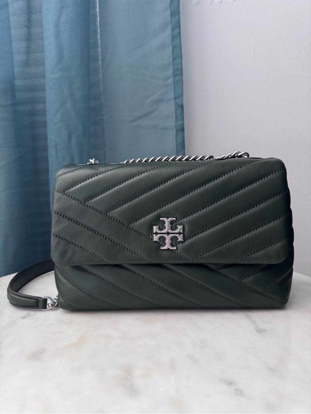 Tory Burch Kira Chevron Quilted Convertible Shoulder Bag